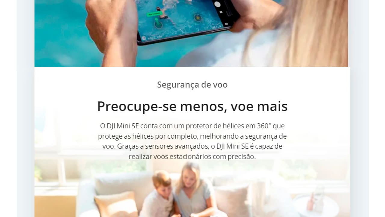 Drone DJI Mini SE Cinza