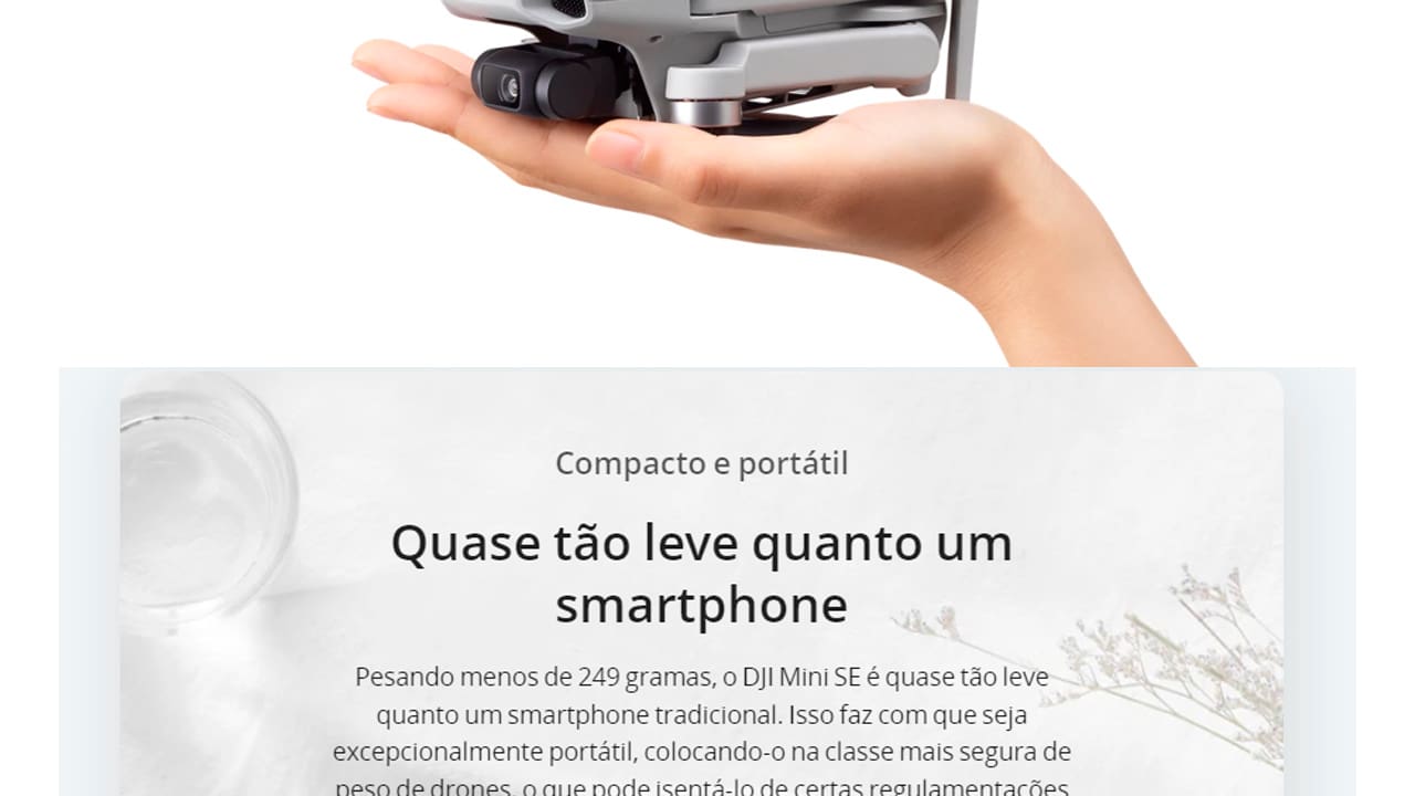 Drone DJI Mini SE Cinza