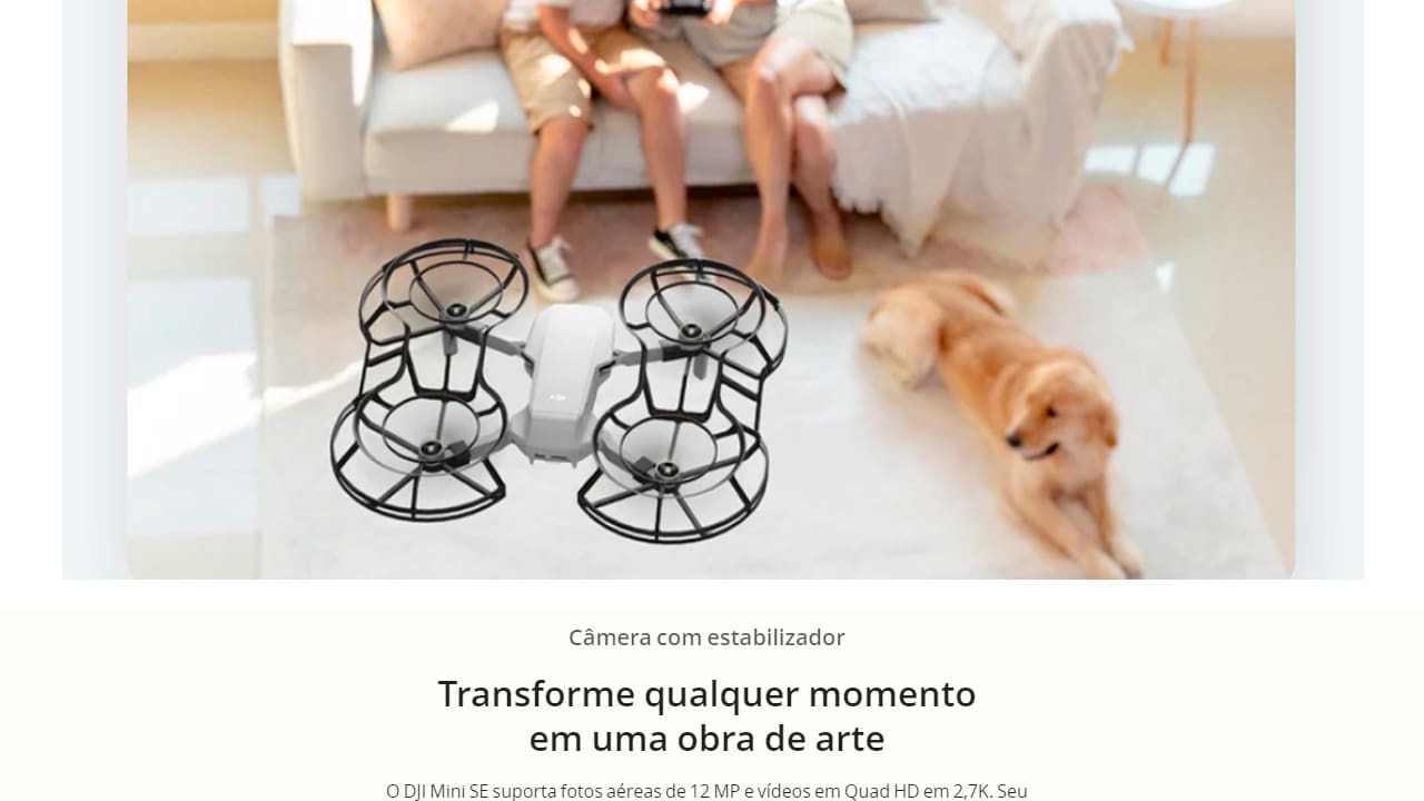 Drone DJI Mini SE Cinza