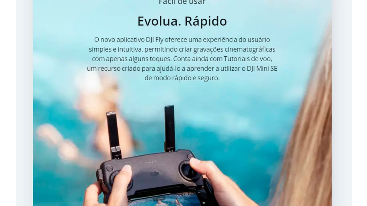 Drone DJI Mini SE Cinza