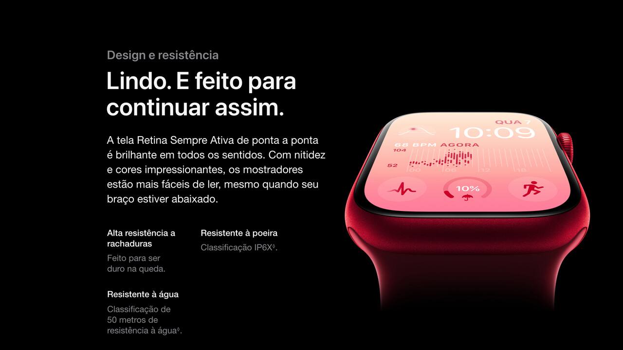 Comprar Apple Watch SE GPS • Caixa meia-noite de alumínio – 44 mm •  Pulseira esportiva meia-noite – P/M - Apple (BR)