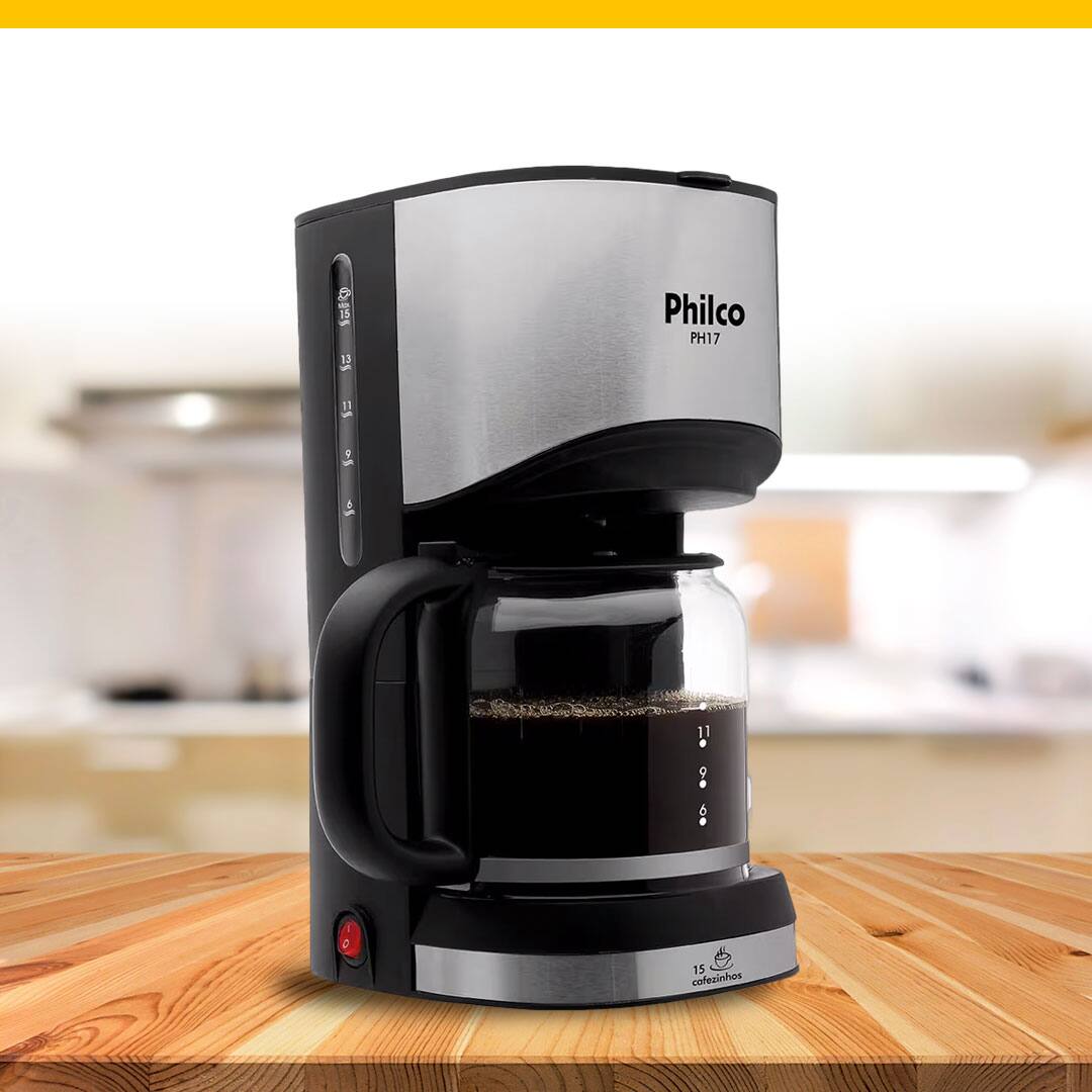 Cafeteira Elétrica Philco PH17 - Preta