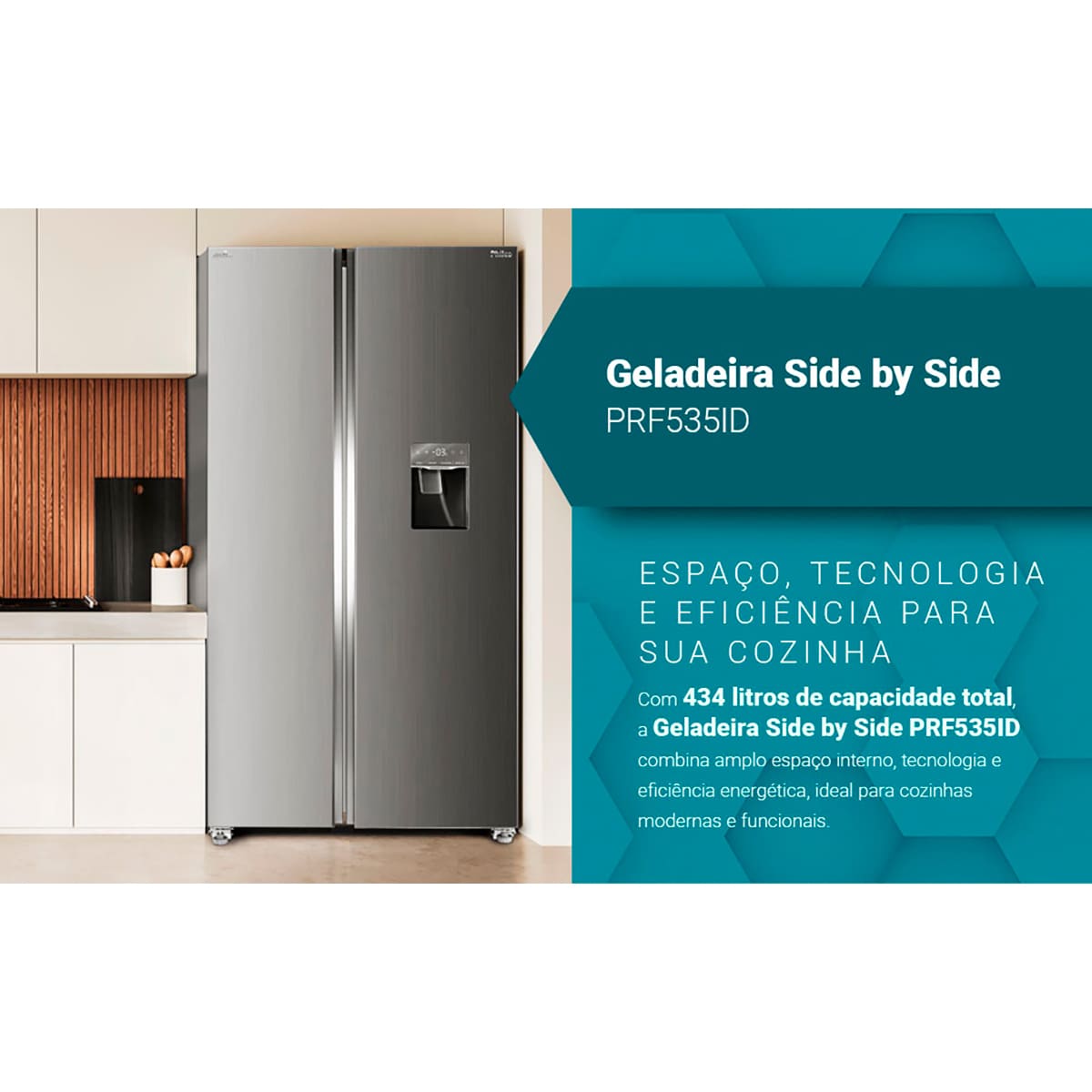 Geladeira Philco Side By Side Eco Inverter PRF535ID