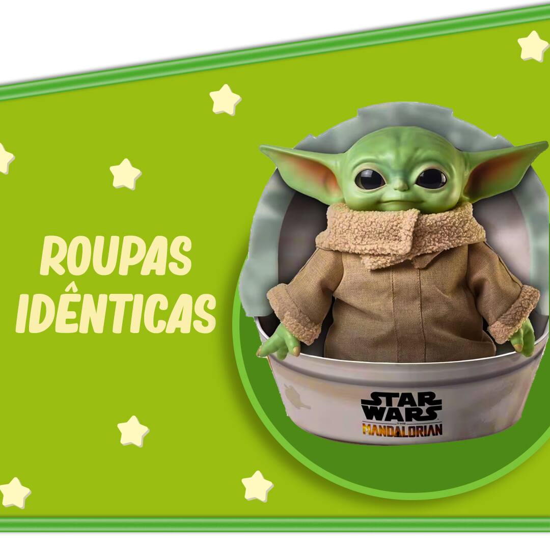Pelúcia Baby Yoda Star Wars Mattel The Mandalorian GWD85 27cm