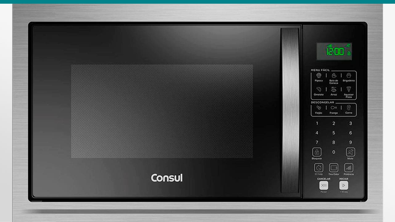 Micro-ondas Embutir Consul CM146AE Preto 32L
