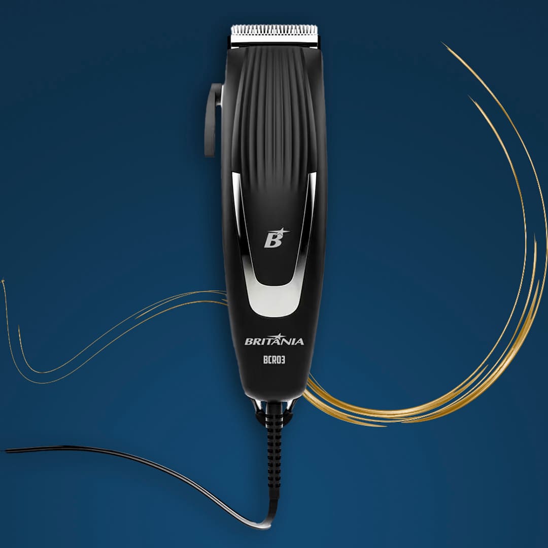 Máquina de Cortar Cabelo Britânia BCR03 18W