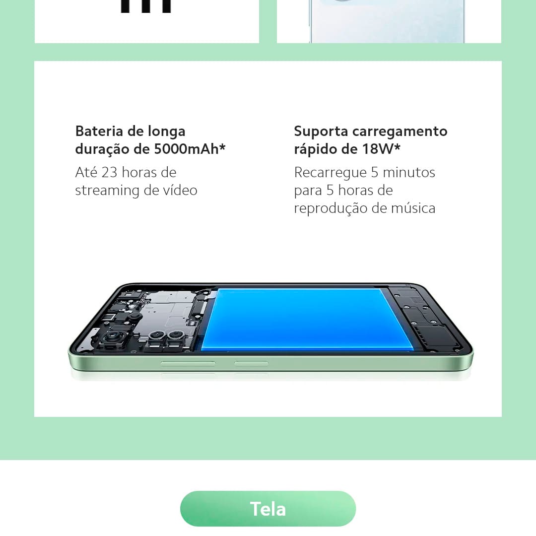A Xiaomi traz um celular perfeito para você que busca velocidade, design e tecnologia. O smartphone Xiaomi Redmi 13C Preto possui processador Octa-core MediaTek Helio G85, armazenamento interno de 256GB, 8GB de RAM: abra aplicativos, jogos e muito mais com velocidade, eficiência e qualidade. Ideal para usuários que buscam um celular ágil e fluido para o dia a dia.