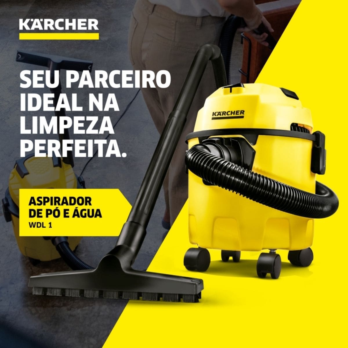 Aspirador de Pó e Líquido WDL 1