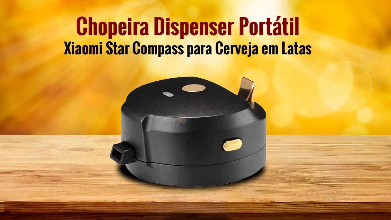 Chopeira Dispenser Portátil Xiaomi Star Compass para Cerveja em Latas