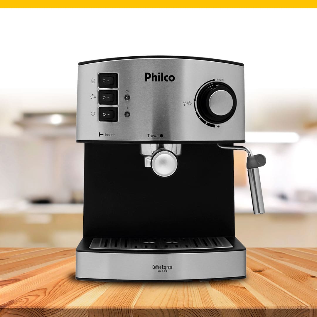 Cafeteira Expresso Philco Coffee Express Inox