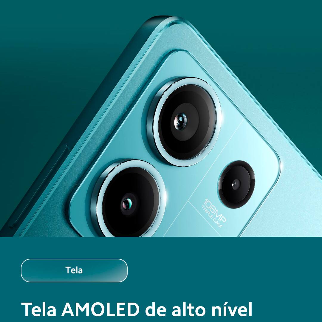 Descubra a Inovação e o Estilo com o Xiaomi Redmi Note 13 5G Azul – sua nova dimensão de tecnologia. O mundo da tecnologia móvel nunca mais será o mesmo com a chegada do revolucionário Xiaomi Redmi Note 13 5G na cor azul. Projetado para aqueles que não se contentam com o básico e buscam sempre mais em performance, design e inovação. Com 256GB de armazenamento, prepare-se para mergulhar em uma experiência sem limites, onde suas memórias, jogos e aplicativos coexistem sem comprometer a velocidade ou a eficiência. O Xiaomi Redmi Note 13 conta com processador octa-core, tela de 6.67" e 8GB RAM, tudo isso para você desfrutar de inovação e rapidez. Escolha o Xiaomi Redmi Note 13 5G Azul e eleve sua experiência móvel a um patamar nunca antes imaginado.