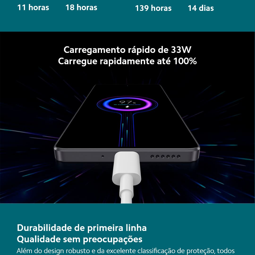 Descubra a Inovação e o Estilo com o Xiaomi Redmi Note 13 5G Azul – sua nova dimensão de tecnologia. O mundo da tecnologia móvel nunca mais será o mesmo com a chegada do revolucionário Xiaomi Redmi Note 13 5G na cor azul. Projetado para aqueles que não se contentam com o básico e buscam sempre mais em performance, design e inovação. Com 256GB de armazenamento, prepare-se para mergulhar em uma experiência sem limites, onde suas memórias, jogos e aplicativos coexistem sem comprometer a velocidade ou a eficiência. O Xiaomi Redmi Note 13 conta com processador octa-core, tela de 6.67" e 8GB RAM, tudo isso para você desfrutar de inovação e rapidez. Escolha o Xiaomi Redmi Note 13 5G Azul e eleve sua experiência móvel a um patamar nunca antes imaginado.
