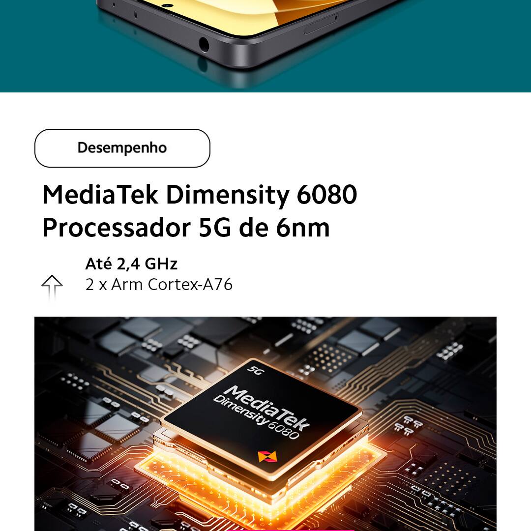 Descubra a Inovação e o Estilo com o Xiaomi Redmi Note 13 5G Azul – sua nova dimensão de tecnologia. O mundo da tecnologia móvel nunca mais será o mesmo com a chegada do revolucionário Xiaomi Redmi Note 13 5G na cor azul. Projetado para aqueles que não se contentam com o básico e buscam sempre mais em performance, design e inovação. Com 256GB de armazenamento, prepare-se para mergulhar em uma experiência sem limites, onde suas memórias, jogos e aplicativos coexistem sem comprometer a velocidade ou a eficiência. O Xiaomi Redmi Note 13 conta com processador octa-core, tela de 6.67" e 8GB RAM, tudo isso para você desfrutar de inovação e rapidez. Escolha o Xiaomi Redmi Note 13 5G Azul e eleve sua experiência móvel a um patamar nunca antes imaginado.