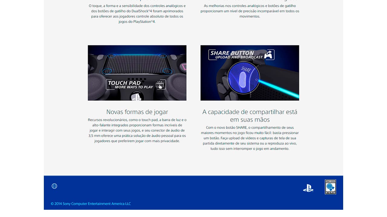 controle-sem-fio-ps4-dualshock-sony-jet-black