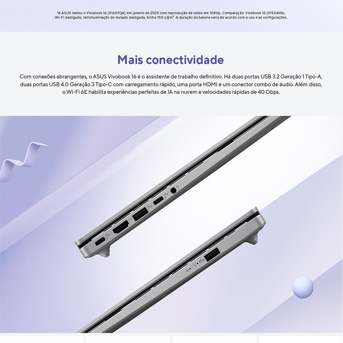 Notebook ASUS Vivobook 16 X1607QA