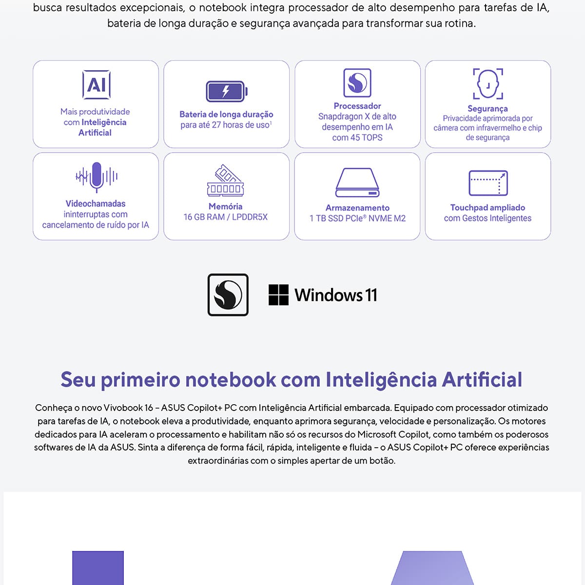 Notebook ASUS Vivobook 16 X1607QA