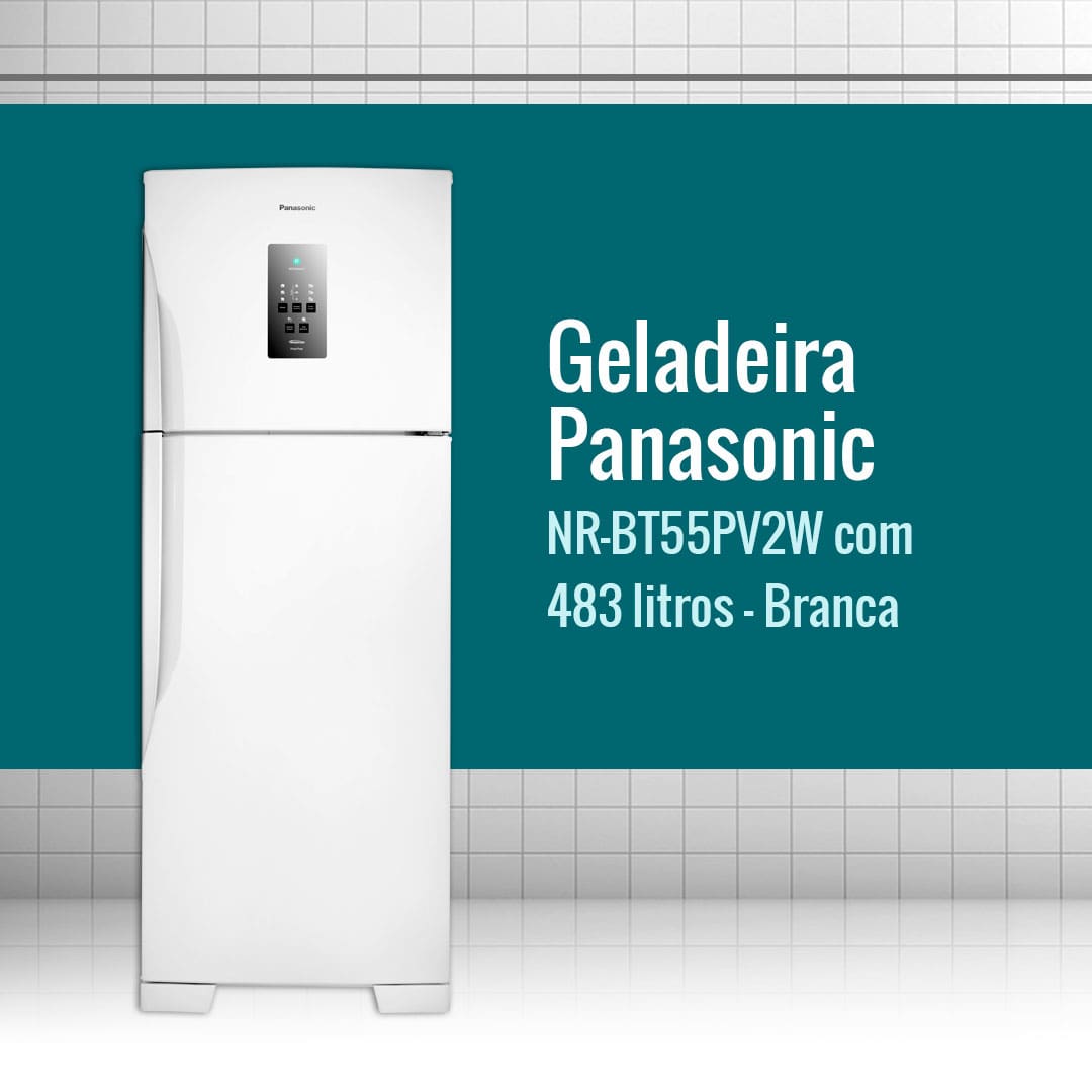 Geladeira Panasonic NR BT55PV2W 483 L Branca