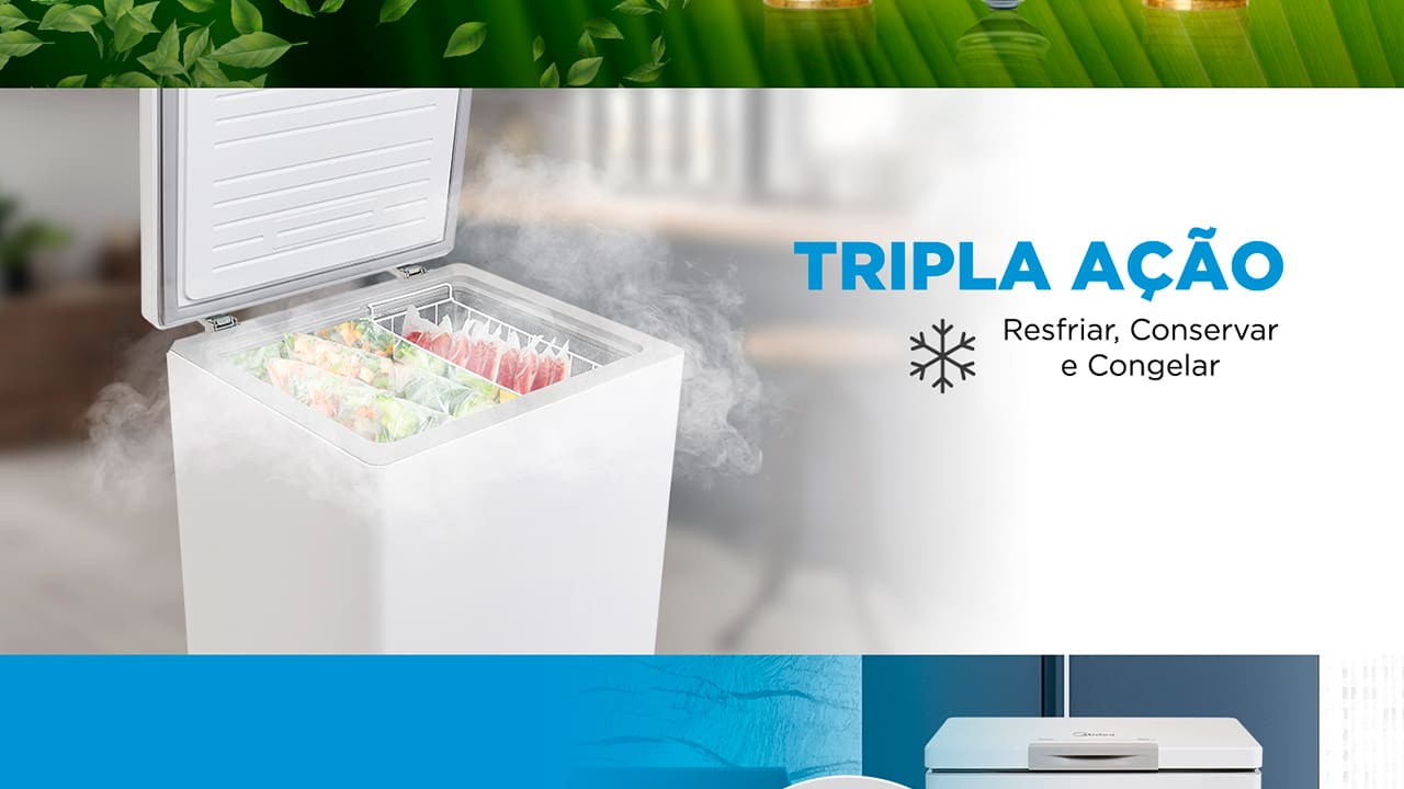 Freezer Horizontal Midea RCFA11