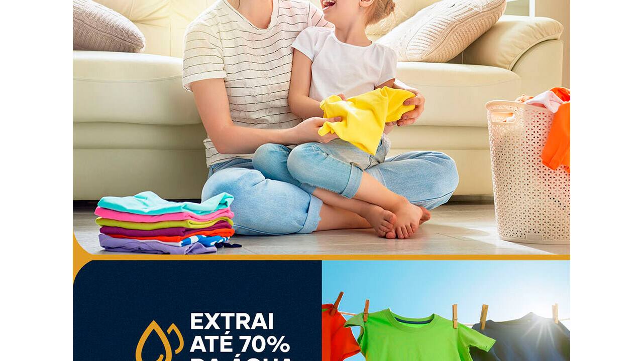Centrífuga de Roupas Britânia BCR15B