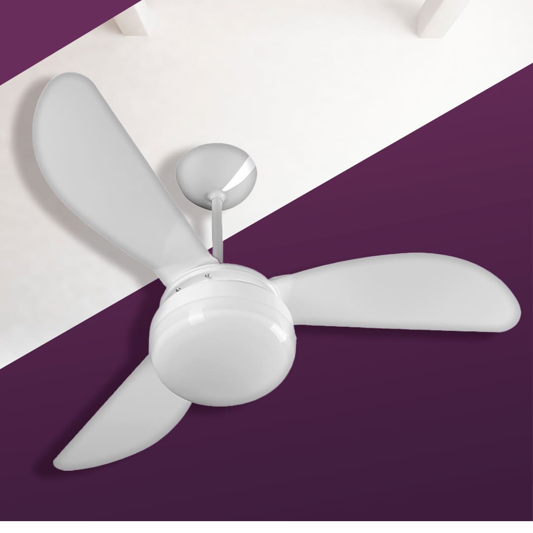 Ventilador Teto Ventisol Fênix Lustre Branco