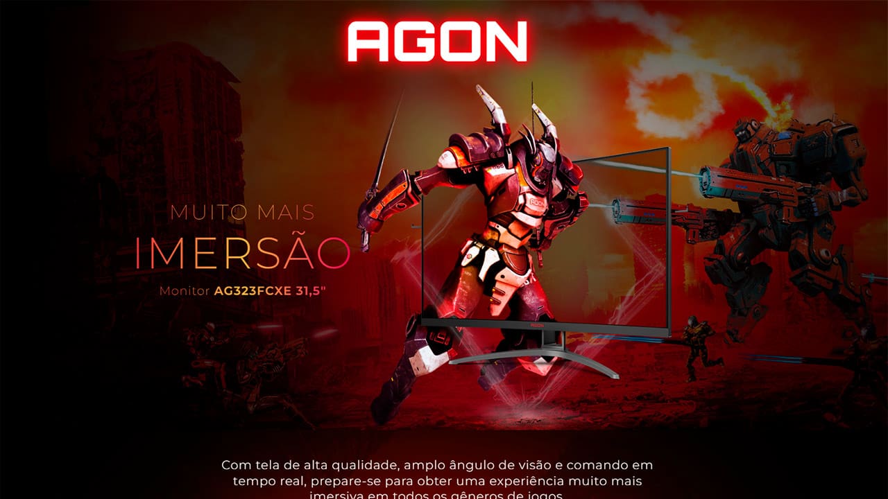 Monitor Gamer Curvo AOC Agon AG323FCXE