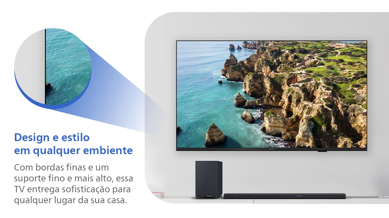 Smart TV LED 55" Ultra HD 4K Philips