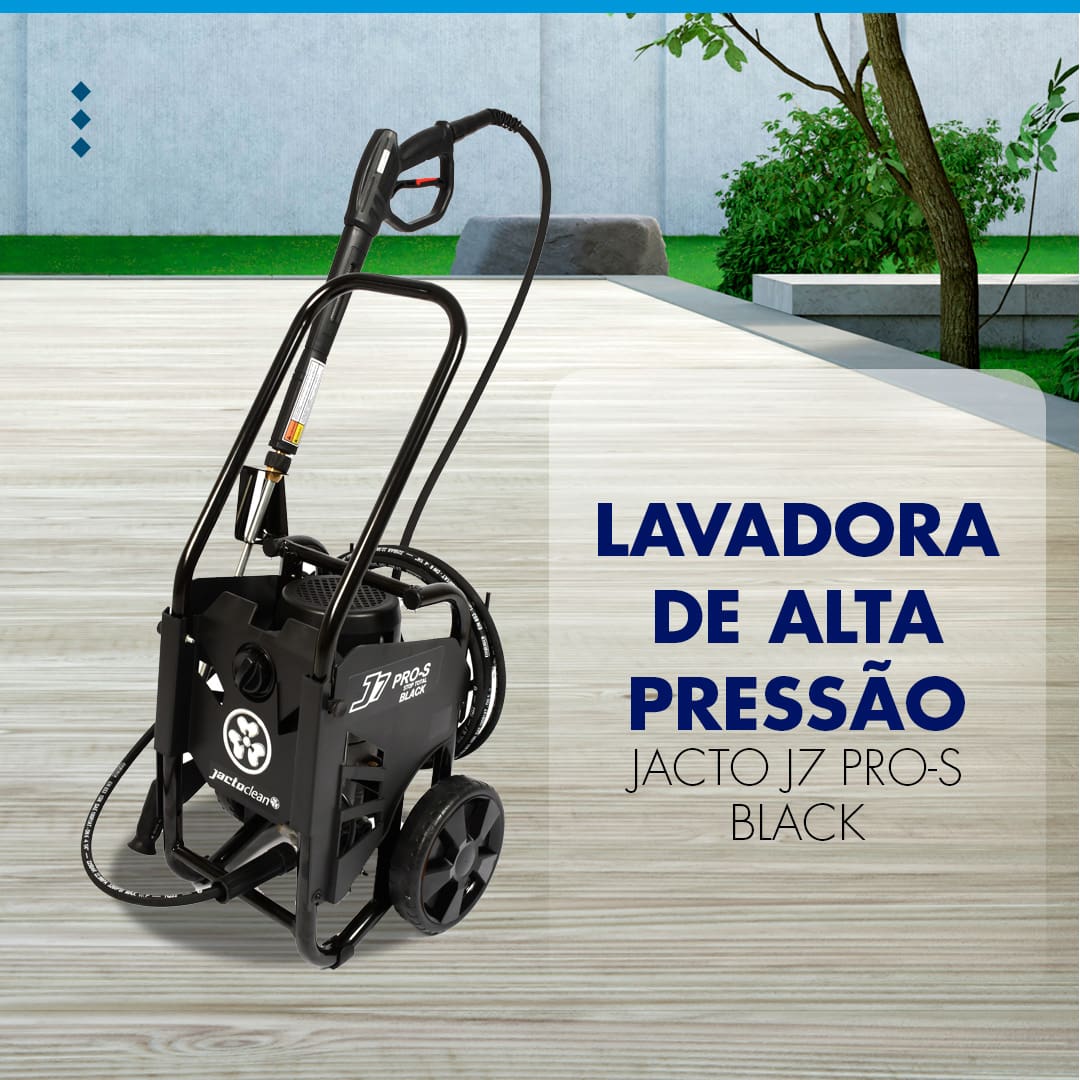 Lavadora de Alta Pressão Jacto J7 Pro-S Black