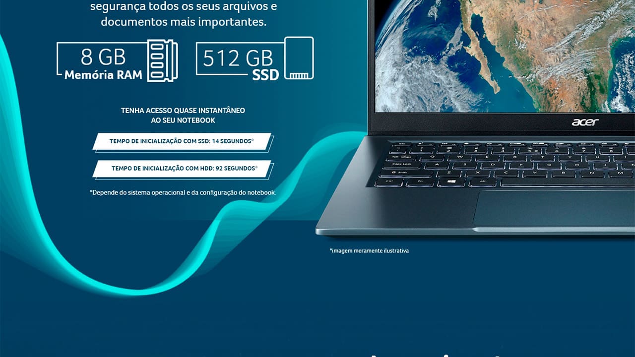 Notebook Acer Core i5- 1135G7