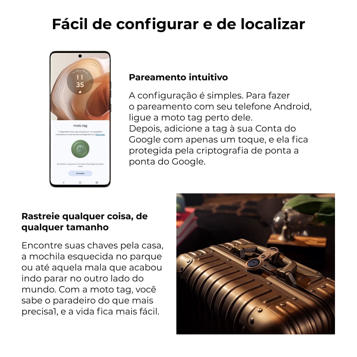 Rastreador Motorola Moto Tag Bluetooth 