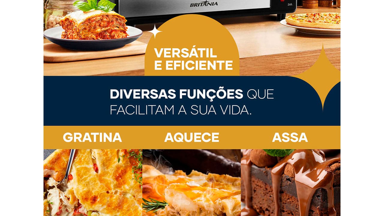 Forno Elétrico Britânia BFE40P 36L Preto