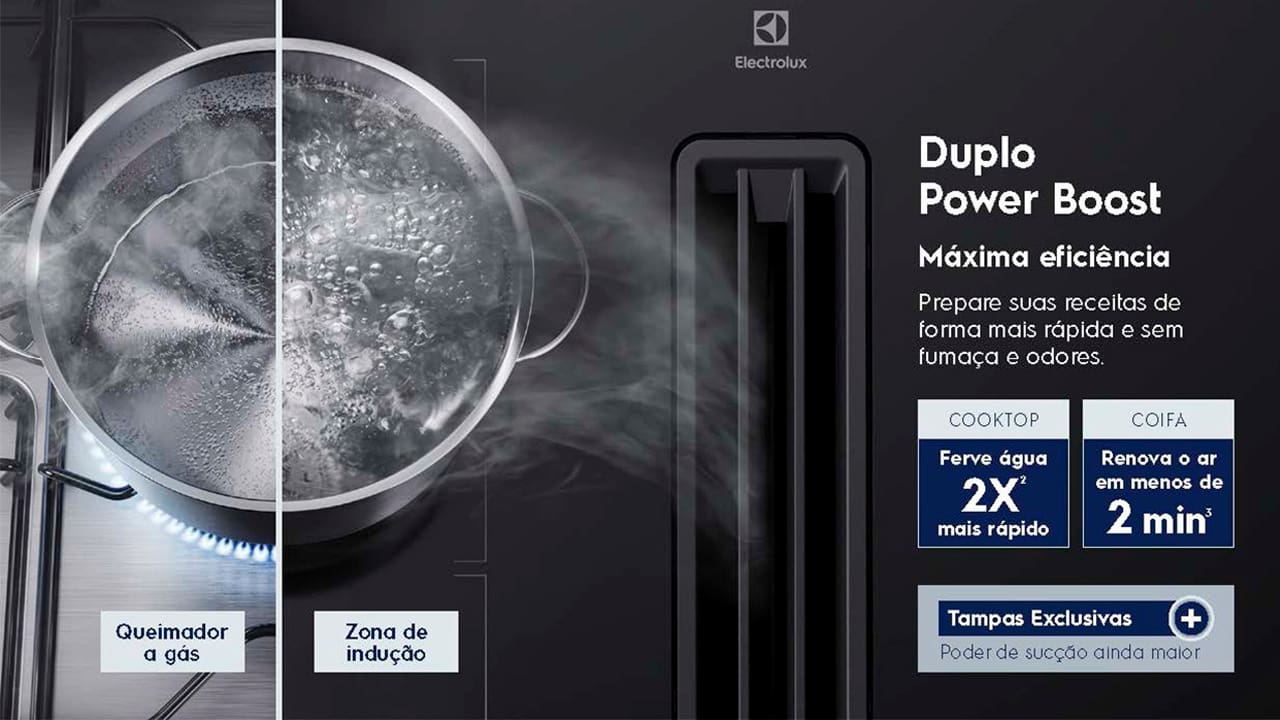 Cooktop de Indução 4 Bocas Electrolux