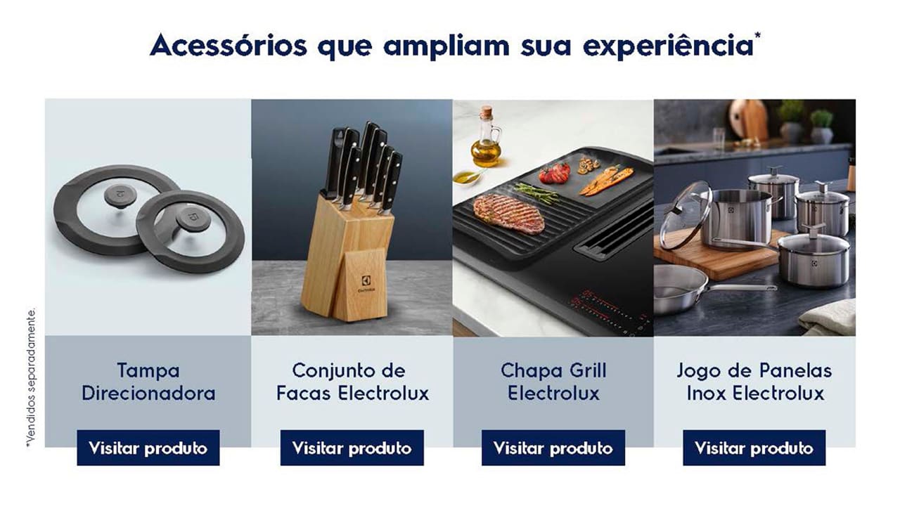 Cooktop de Indução 4 Bocas Electrolux