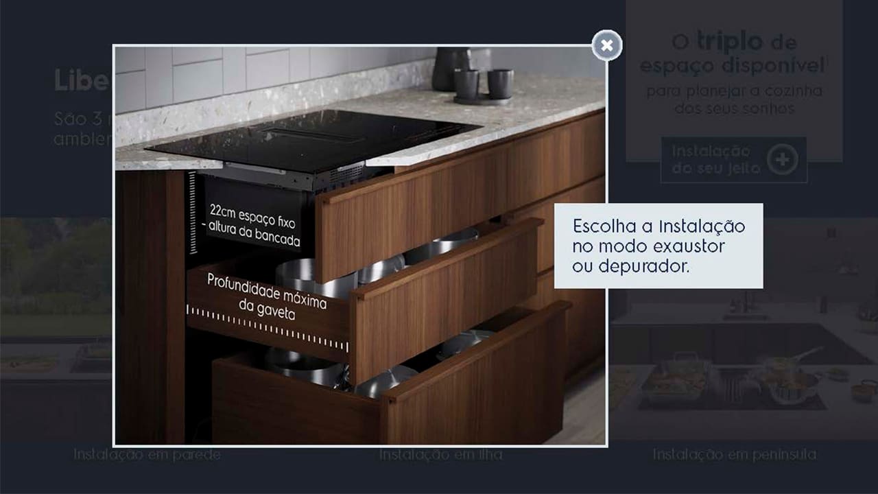 Cooktop de Indução 4 Bocas Electrolux