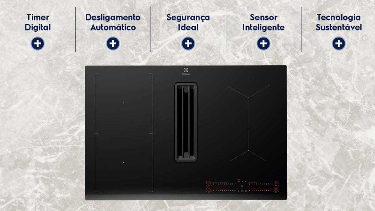 Cooktop de Indução 4 Bocas Electrolux