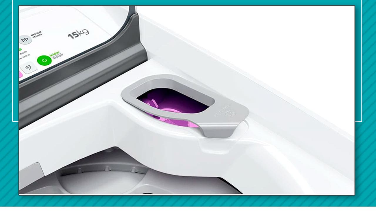 Lavadora de Roupas Consul CWH15AB 15kg com Dispenser inovador