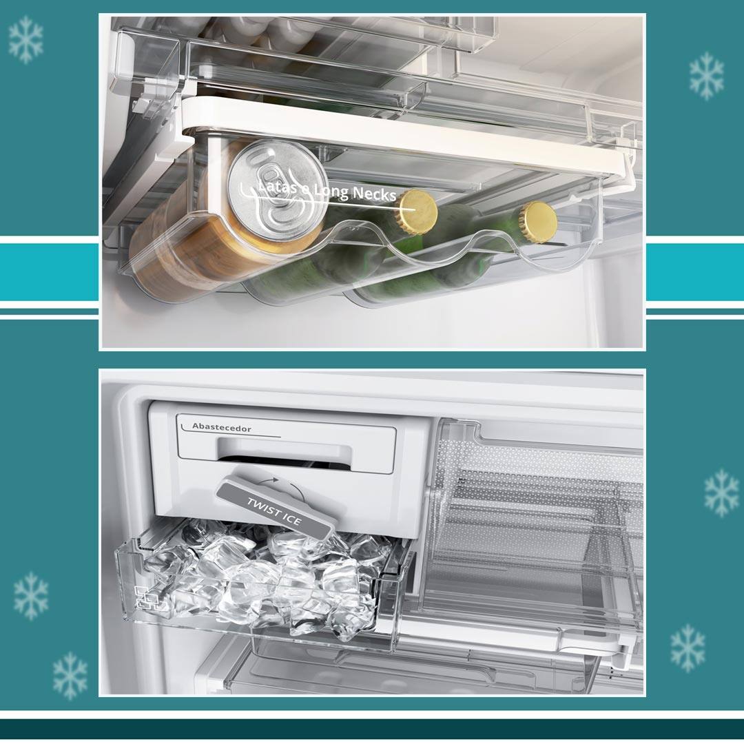 Refrigerador Brastemp BRM56BK Twist Ice Advanced