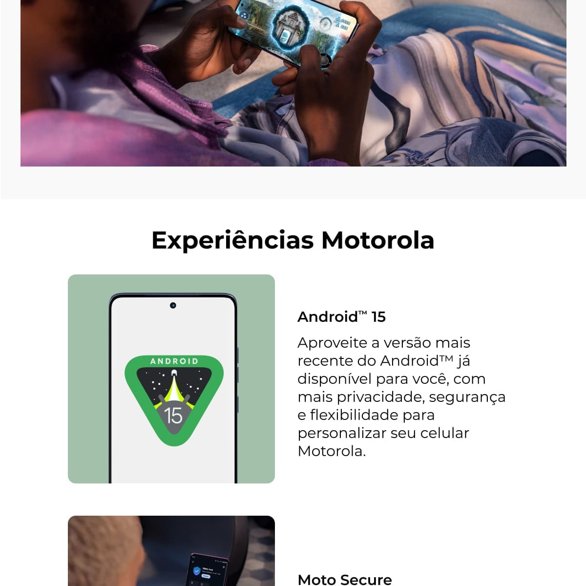 Smartphone Motorola Moto G86 5G Tela 6.7" pOLED 25...