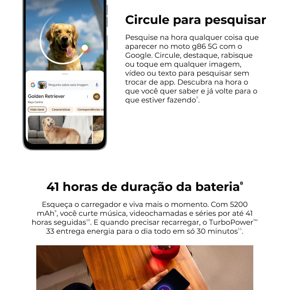 Smartphone Motorola Moto G86 5G Tela 6.7" pOLED 25...