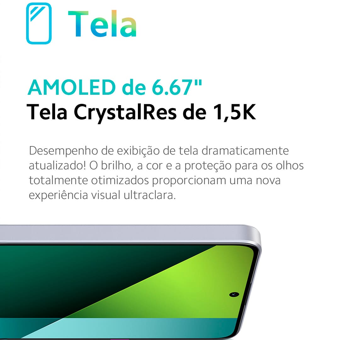 Smartphone Xiaomi Redmi Note 13 PRO 5G Preto: tecnologia e elegância em um só aparelho. Se você busca por inovação, desempenho excepcional e uma experiência móvel incomparável, o Xiaomi Redmi Note 13 PRO 5G é a escolha perfeita para você. Este smartphone foi projetado para entregar velocidade, eficiência e entretenimento.