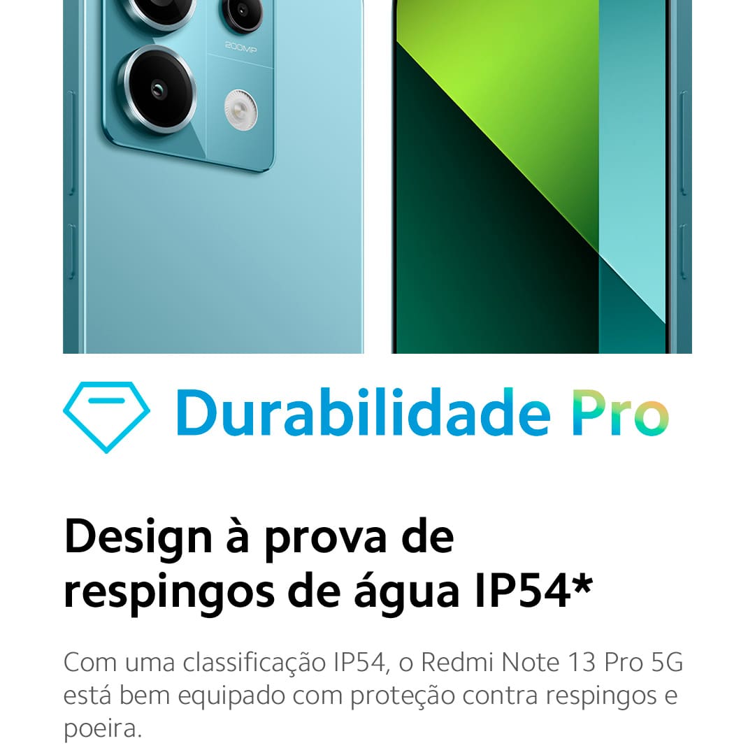Smartphone Xiaomi Redmi Note 13 PRO 5G Preto: tecnologia e elegância em um só aparelho. Se você busca por inovação, desempenho excepcional e uma experiência móvel incomparável, o Xiaomi Redmi Note 13 PRO 5G é a escolha perfeita para você. Este smartphone foi projetado para entregar velocidade, eficiência e entretenimento.