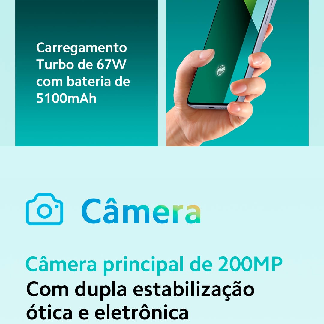 Smartphone Xiaomi Redmi Note 13 PRO 5G Preto: tecnologia e elegância em um só aparelho. Se você busca por inovação, desempenho excepcional e uma experiência móvel incomparável, o Xiaomi Redmi Note 13 PRO 5G é a escolha perfeita para você. Este smartphone foi projetado para entregar velocidade, eficiência e entretenimento.