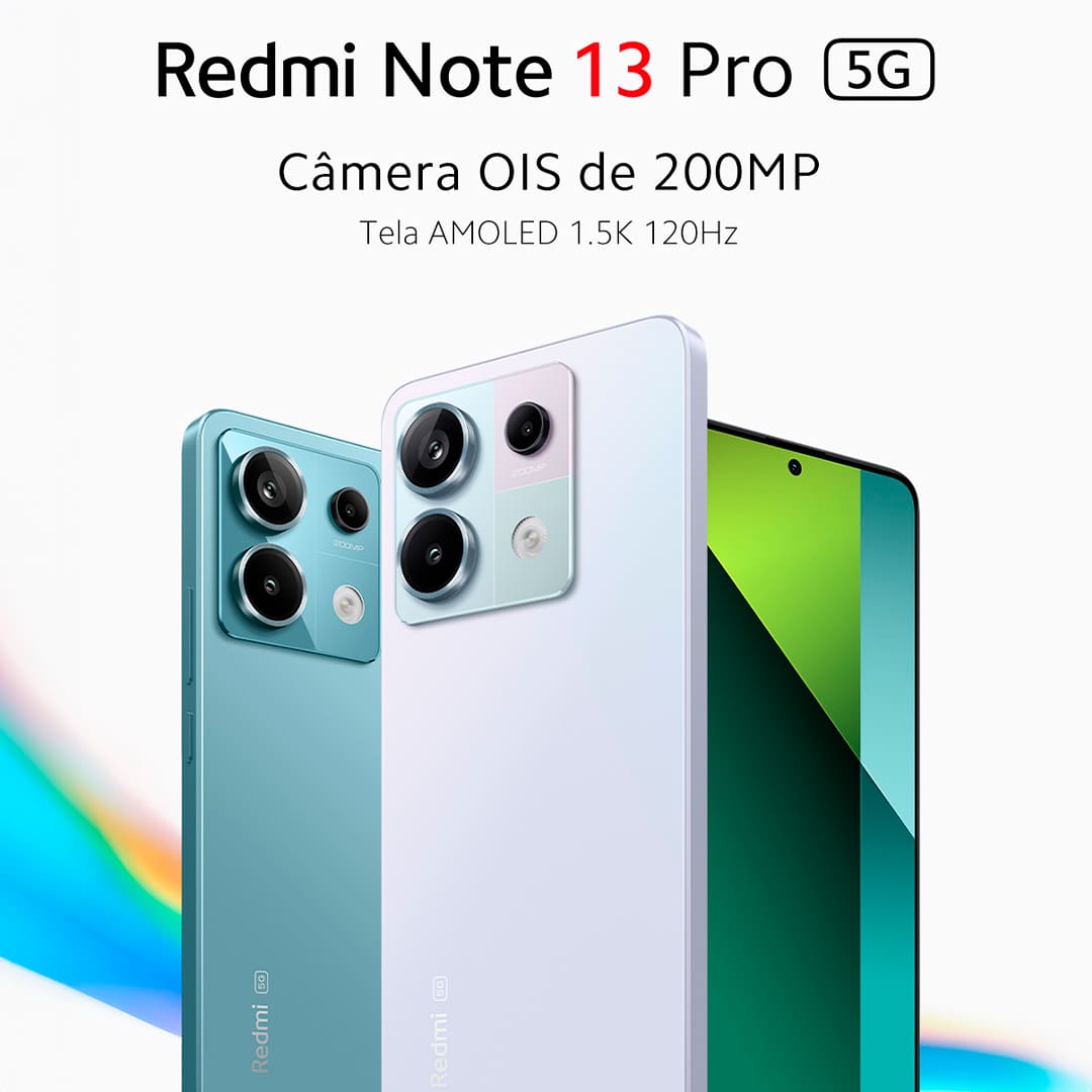 Smartphone Xiaomi Redmi Note 13 PRO 5G Preto: tecnologia e elegância em um só aparelho. Se você busca por inovação, desempenho excepcional e uma experiência móvel incomparável, o Xiaomi Redmi Note 13 PRO 5G é a escolha perfeita para você. Este smartphone foi projetado para entregar velocidade, eficiência e entretenimento.