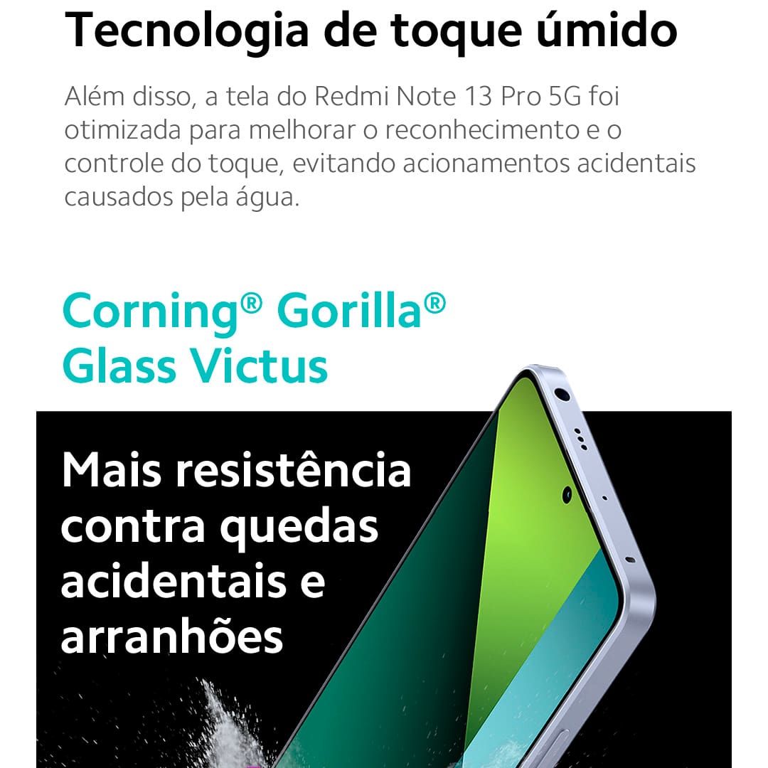 Smartphone Xiaomi Redmi Note 13 PRO 5G Preto: tecnologia e elegância em um só aparelho. Se você busca por inovação, desempenho excepcional e uma experiência móvel incomparável, o Xiaomi Redmi Note 13 PRO 5G é a escolha perfeita para você. Este smartphone foi projetado para entregar velocidade, eficiência e entretenimento.