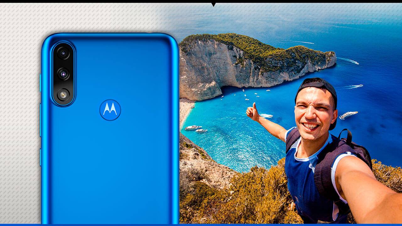 Smartphone Motorola Moto E7 câmera