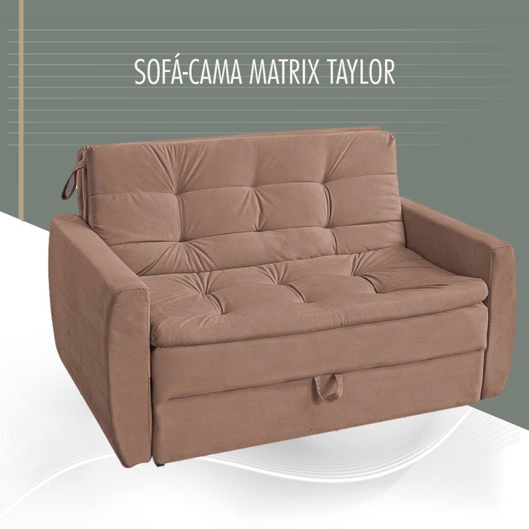 Sofá cama Matrix Taylor dois lugares