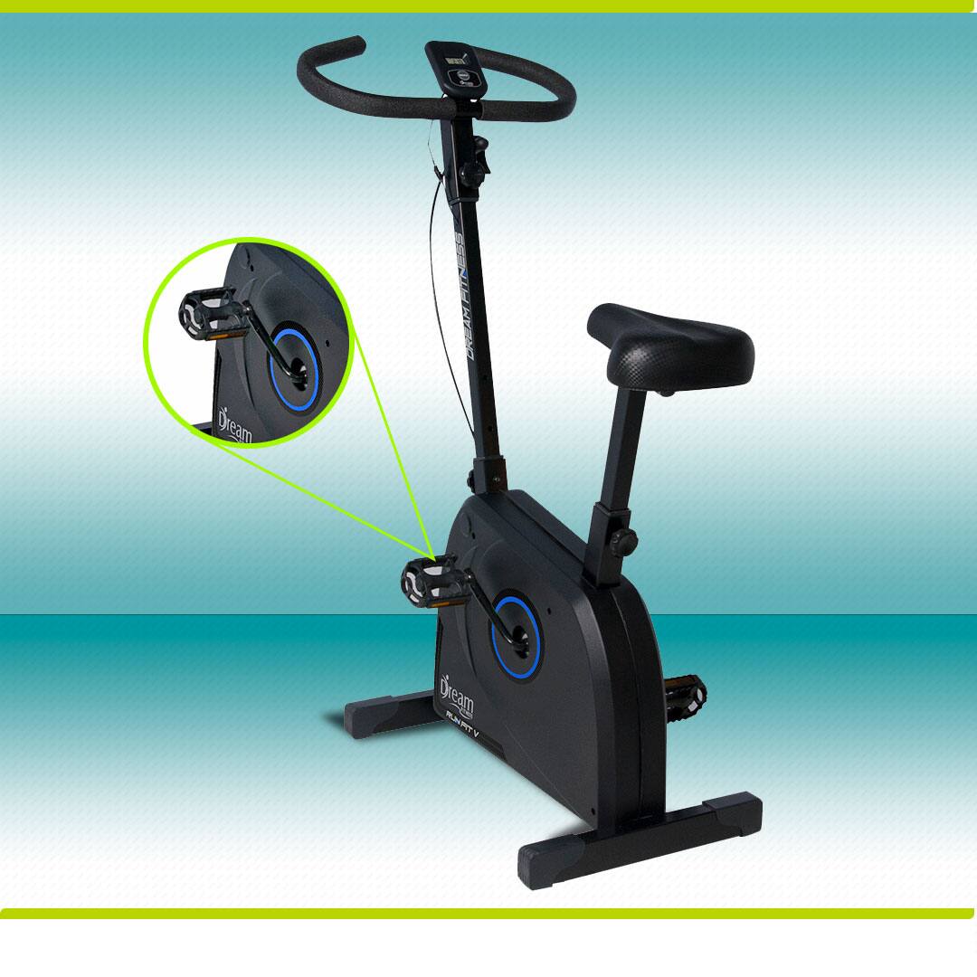 Bicicleta Ergométrica manoplas de espuma selim com capa banco com regulagem