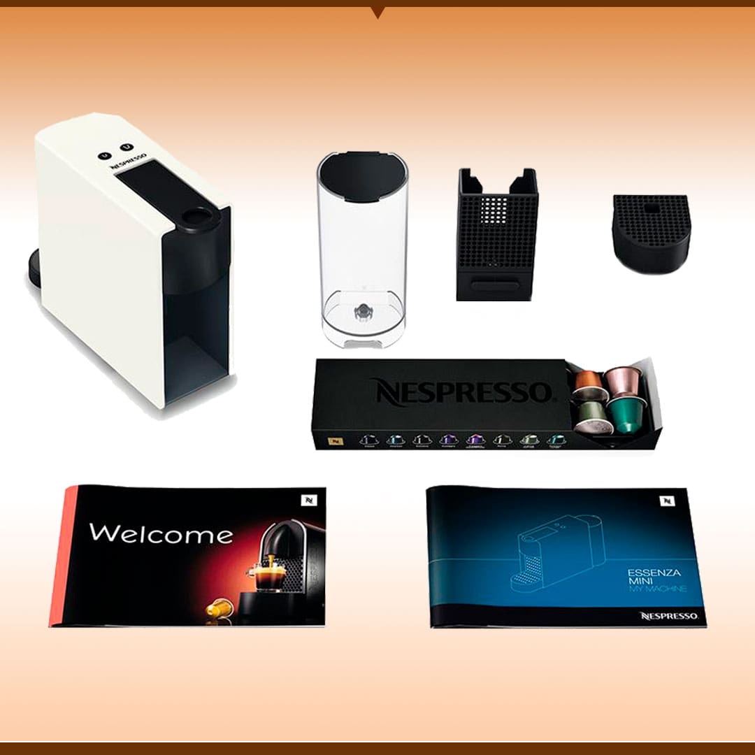 Máquina Café Nespresso Essenza Mini C30 kit boas-vindas