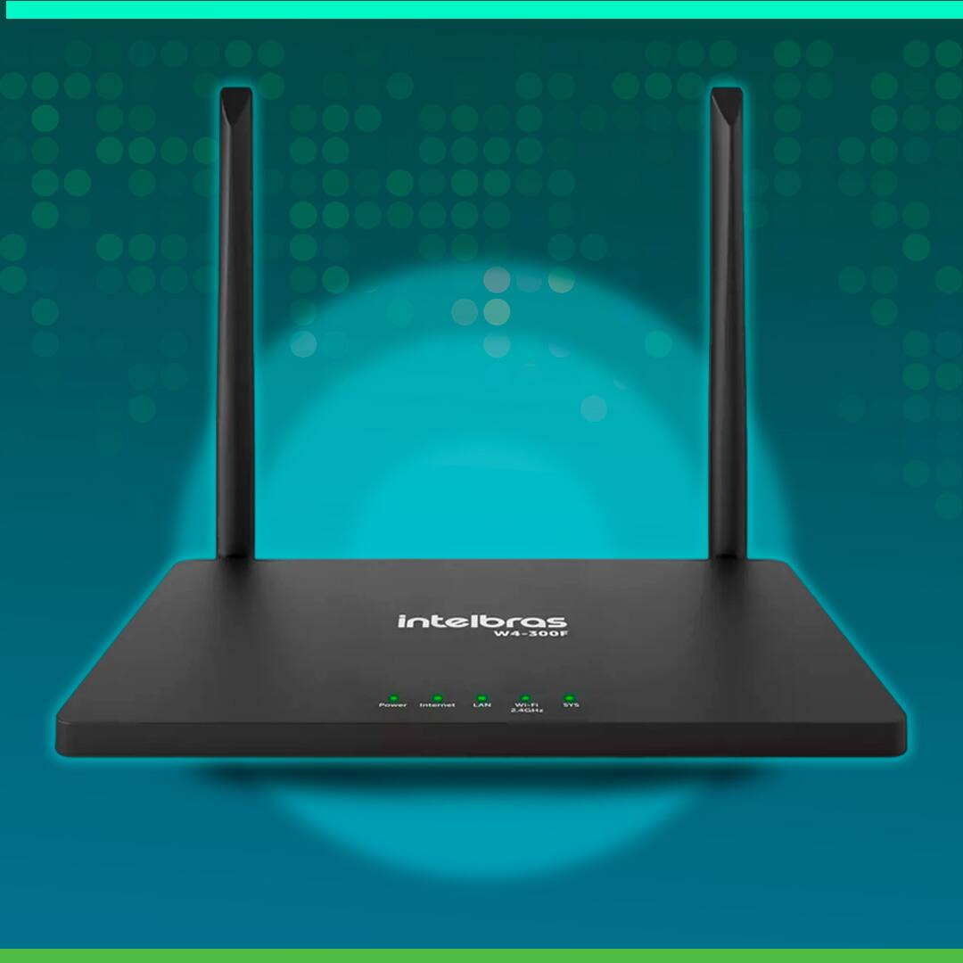 Roteador Intelbras Wi-Force W4-300F - 300Mbps