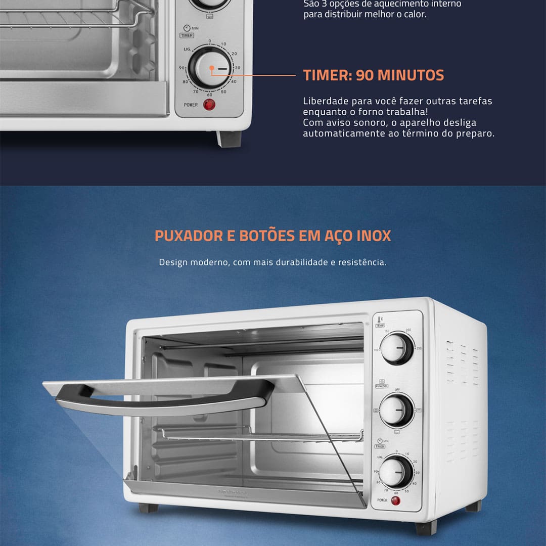 Forno Elétrico Mondial Line Grand Family II