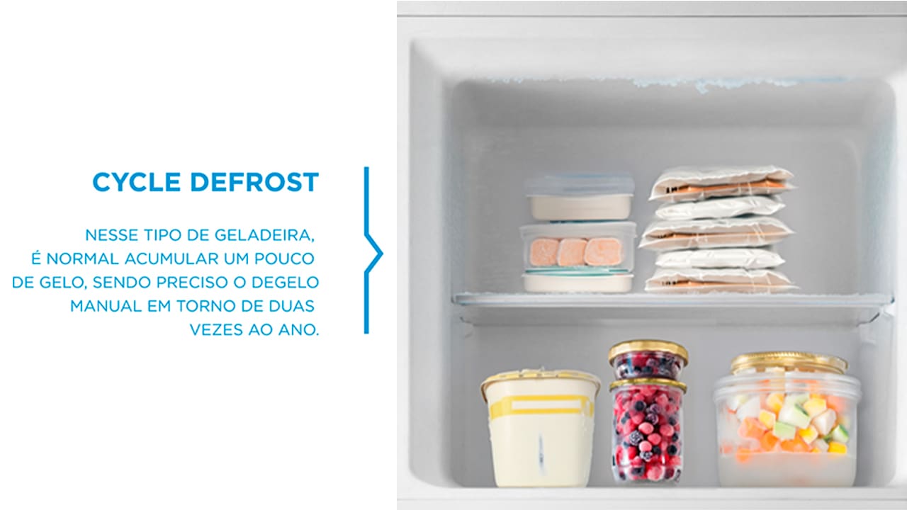 Amplo espaço para manter seus alimentos fresquinhos. Ideal para quem precisa de espaço e eficiência. Com uma capacidade total de 294 litros, sendo 69 litros dedicados ao freezer e 225 litros ao refrigerador, ela proporciona amplo espaço para armazenar todos os seus alimentos e bebidas de forma organizada. Seu design prático e moderno se adapta facilmente a qualquer cozinha.